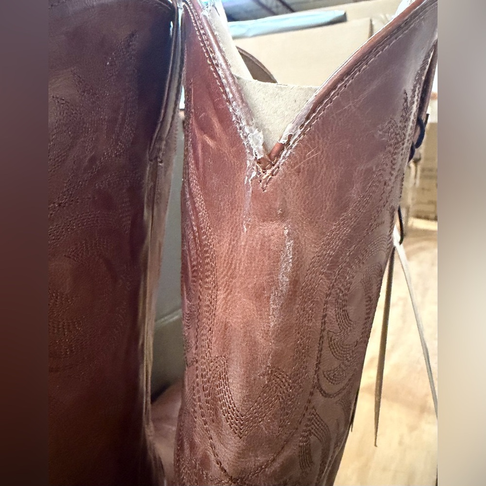 ARIAT MEN'S UPTOWN WHISKEY BARREL WESTERN BOOTS - SNIP TOE - Picture 6 of 11